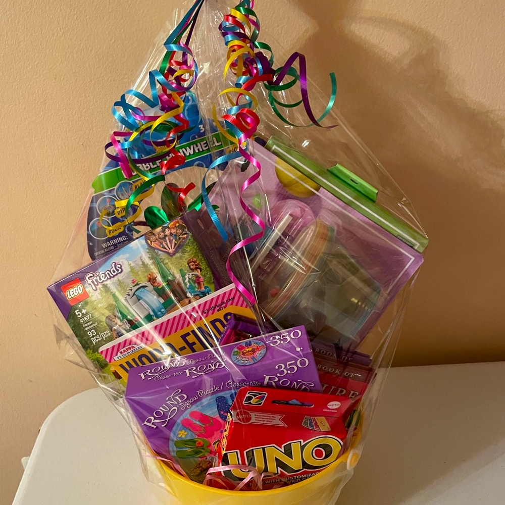 Colorful EASTER Gift Basket